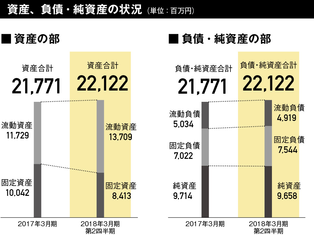 資産、負債・純資産の状況