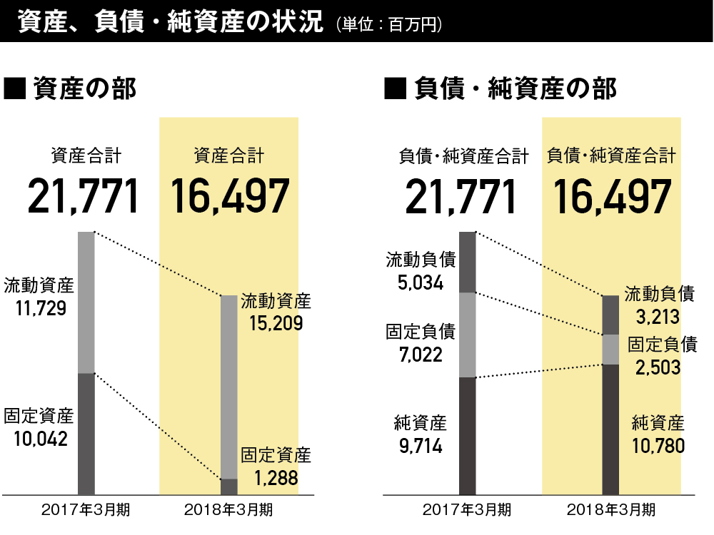 資産、負債・純資産の状況